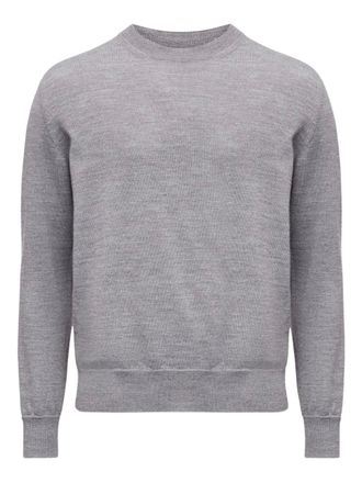 Maison Margiela crew-neck knitted sweater - men - Virgin Wool/Acrylic - M - Grey