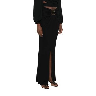 Elisabetta Franchi Dames, Rokken, Zwart, Maat: XL