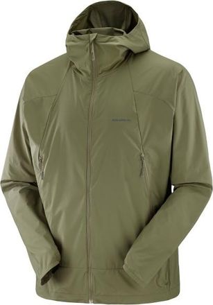 Salomon Outwind Full Zip Jacket Windjacke f&uuml;r Herren | oliv