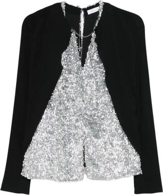 Paco Rabanne Mujer, Blusas y Camisas, Negro, Talla: M