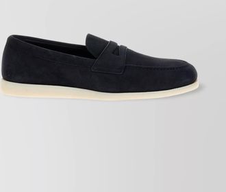 Churchs loafers with round toe and penny strap