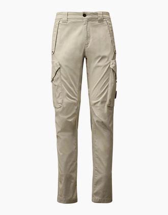 C.P. Company Mens Stretch Satin Lens Cargo Pants - Tan - Size: 34