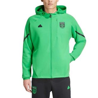 adidas Mens adidas Green Austin FC 2024 Anthem Travel Raglan Sleeve Full-Zip Jacket at Nordstrom, Size Xxx-Large