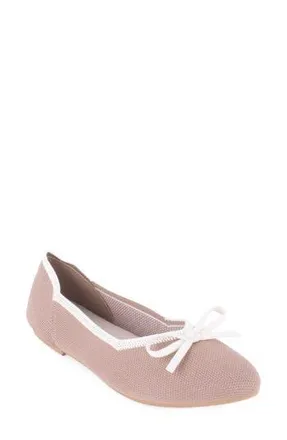 Elie Tahari Tortuga Ballet Flat in Coffee/beige at Nordstrom Rack, Size 5.5