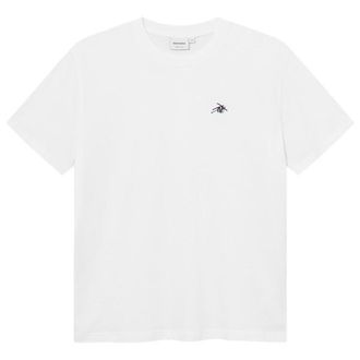 Dedicated T-Shirt Stockholm Ski Crash EMB T-Shirt f&uuml;r Herren | wei&szlig;