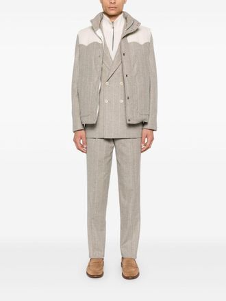 Brunello Cucinelli pinstriped gilet - Neutrals