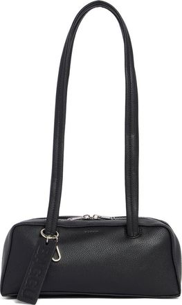 Baggu Small Recycled Leather Bowler Shoulder Bag in Black at Nordstrom Rack