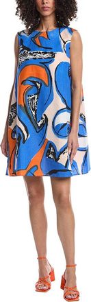Marimekko Pehmeys Unikko Linen-Blend Mini Dress