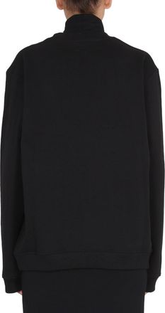 Raf Simons Crewneck Front Print Sweatshirt - Black