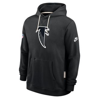 Nike Atlanta Falcons Alt Offensive Set Play Sideline Nike Mens Dri-FIT NFL Pullover Hoodie in Black | 03AZ00AQ96-V4T
