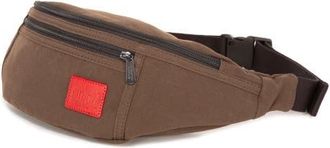 Manhattan Portage Waxed Nylon Alleycat Belt Bag in Dark Brown at Nordstrom