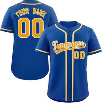 Generic Baseball Jersey Custom Stitched/Printed Sports T-Shirts Personalised Namen Number Team Name Logo Jerseys Customise Baseball Uniform Moisture Wicking A