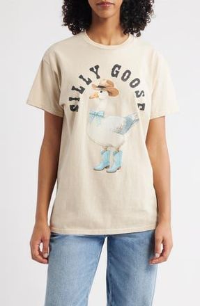 Junk Food Silly Goose Graphic T-Shirt in Sand at Nordstrom Rack, Size X-Small