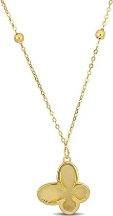Delmar 14K Yellow Gold Butterfly Pendant Necklace at Nordstrom Rack