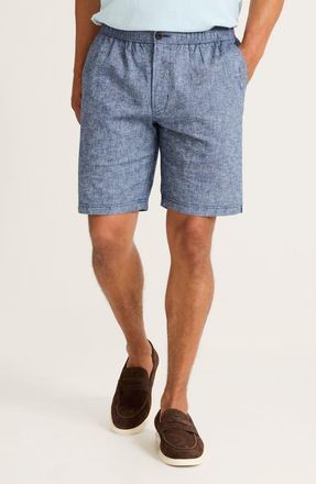 Tommy Bahama Riviera Short Linen Blend Shorts in Ocean Deep at Nordstrom, Size Xxx-Large