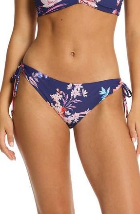 Sea Level Australia Indochine Side Tie Bikini Bottoms in French Navy at Nordstrom Rack, Size 10 Us / 14 Au