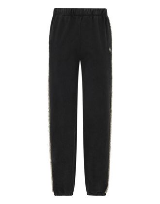 Philipp Plein Cotton Joggers Strass