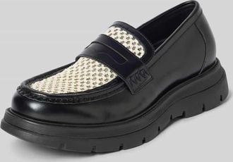 Steve Madden Loafer mit Kontrastbesatz Modell RAIDEN in Black, Gr&ouml;&szlig;e 41