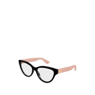 Gucci Cat Eye Eyeglasses - female - Gucci - Glasses - Black - 55 MM - Accessories