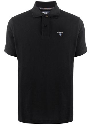 Barbour Polo con ricamo - Nero