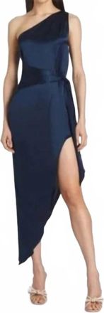 Amanda Uprichard Palmira Maxi Dress In Ink