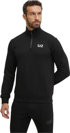 Emporio Armani 8Npm 35 Sweatshirt - Heren - Sweatshirts - Zwart - L - Katoen - Hoodies & sweatvesten