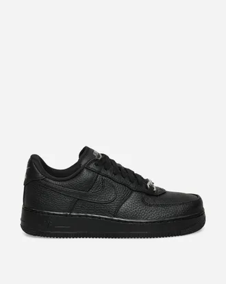 Nike Air Force 1 Low Retro Premium Sneakers Black / Metallic Silver