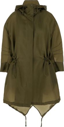 Max Mara Stijlvolle Jassen voor Vrouwen - Dames - Parka Jassen - Groen - M - Jassen