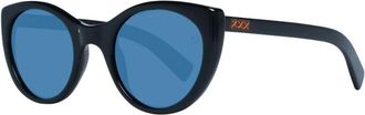 Ermenegildo Zegna Sunglasses, unisex, Black, Size: ONE SIZE Black Polarized Sunglasses with UV Protection