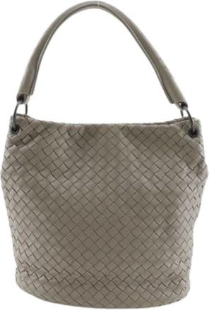 Bottega Veneta Pre-owned Vintage Intrecciato Shoulder Bag - Pre-owned - Mujer - Gris - ONE SIZE