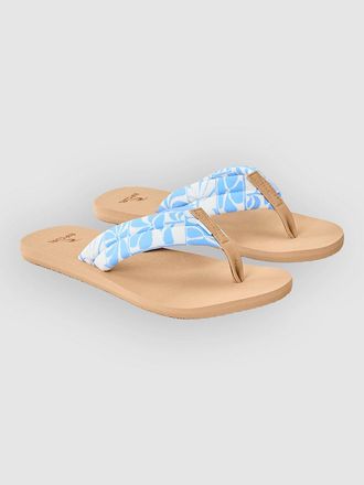 Rip Curl Freedom Plush Bloom Open Toe Sandalias azul