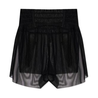 Rick Owens Short Shorts, female, Black, Size: 2XS Transparent Shorts