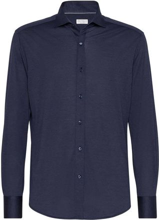 Brunello Cucinelli Shirt With Spread Collar