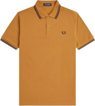 Fred Perry Polo Shirts - Heren - Polos - Bruin - M - Tops
