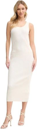 A|X Armani Exchange Dames, Jurken, Beige, Maat: M Poliester