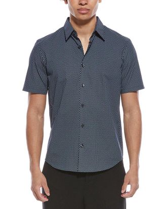 Theory Irving Hex Geo Shirt