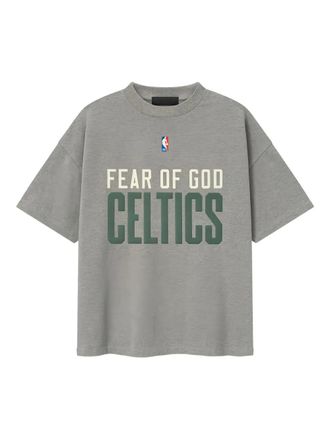 Fear of God boston logo T-shirt - Grey
