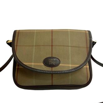 Burberry Pre-owned Burberry Vintage Check Canvas Crossbody MYGJ9CI0C1RHQ4RG