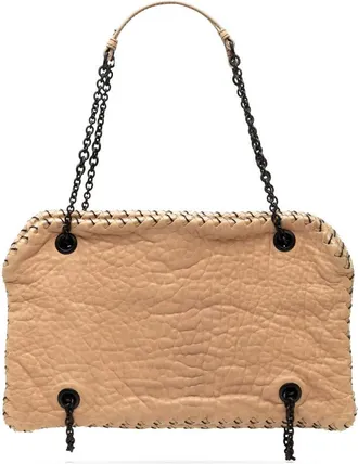 Bottega Veneta Pre-owned Bottega Veneta Textured Leather Whipstitch Duo Shoulder Bag Ladies BDUPX34KU6ODGBZ4