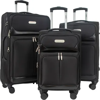 Izod Ocean 3-Piece Lightweight Expandable Softside Luggage Set