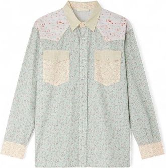 Mes Demoiselles... LUN Chemise - Dames - Overhemden - Veelkleurig - 2XS - Katoen - Overhemden