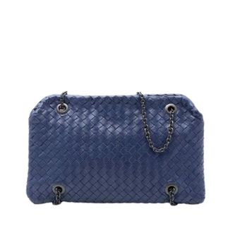Bottega Veneta Pre-owned Shoulder Bags, female, Blue, Size: ONE SIZE Pre-owned The Duo shoulder bag