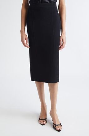 St. John Venezia Knit Pencil Skirt in Black at Nordstrom, Size X-Small