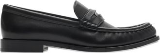 Burberry Knight-Penny leren loafers - Zwart