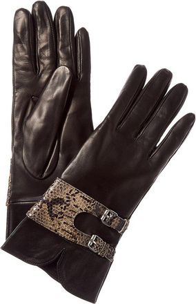 Portolano Double Belt Leather Gloves