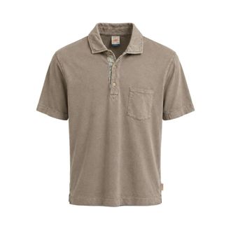 Bob Bob, Polo Shirts, male, Beige, Size: 2XL Short Sleeve Polo