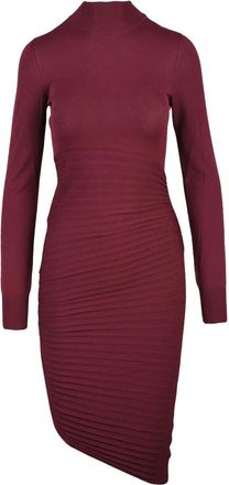 Philosophy di Lorenzo Serafini Long Ruched Dress - Red