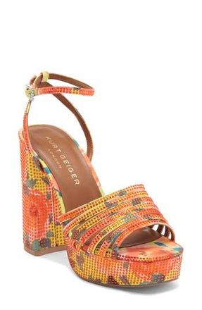 Kurt Geiger Pierra Ankle Strap Platform Sandal in Orange at Nordstrom Rack, Size 10.5
