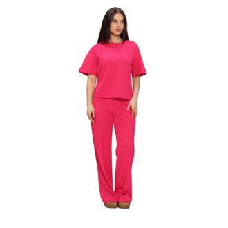 Pom Amsterdam Top Meg - Dames - Blouses & Shirts - Roze - Maat: 2XL Poliester