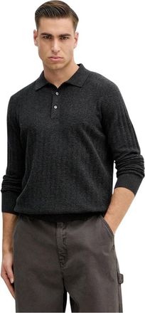 Barbour Truien & Vesten, Heren, Grijs, S, Katoen, Smeaton Polo Knit